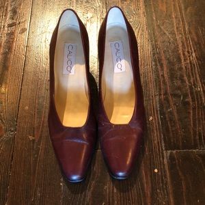 Vintage Burgundy Heels
